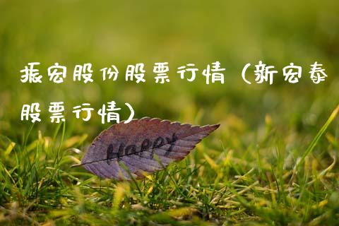 振宏股份股票行情（新宏泰股票行情）_https://www.apanben.com_股市分析_第1张