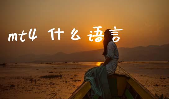 mt4 什么语言_https://www.apanben.com_财经资讯_第1张