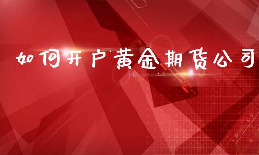 如何开户黄金期货公司_https://www.apanben.com_期货学院_第1张