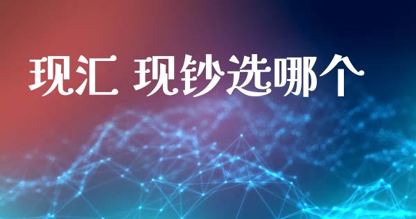 现汇 现钞选哪个_https://www.apanben.com_国际财经_第1张