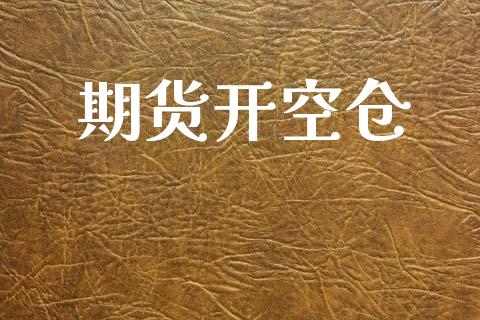 期货开空仓_https://www.apanben.com_国际财经_第1张