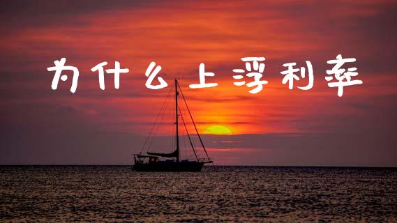 为什么上浮利率_https://www.apanben.com_国际财经_第1张