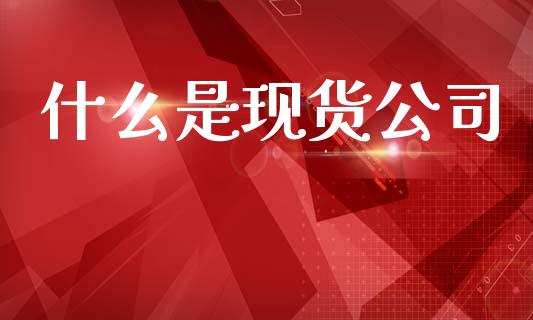 什么是现货公司_https://www.apanben.com_股市指导_第1张
