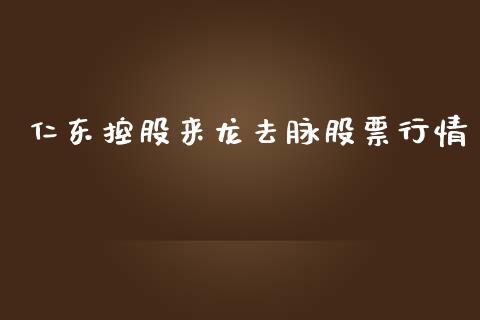 仁东控股来龙去脉股票行情_https://www.apanben.com_股票怎么玩_第1张
