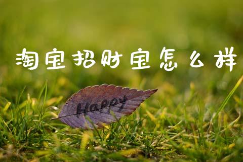 淘宝招财宝怎么样_https://www.apanben.com_国际财经_第1张