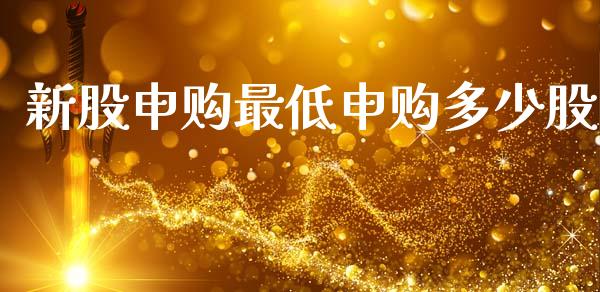 新股申购最低申购多少股_https://www.apanben.com_股市指导_第1张