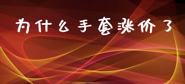 为什么手套涨价了_https://www.apanben.com_期货学院_第1张