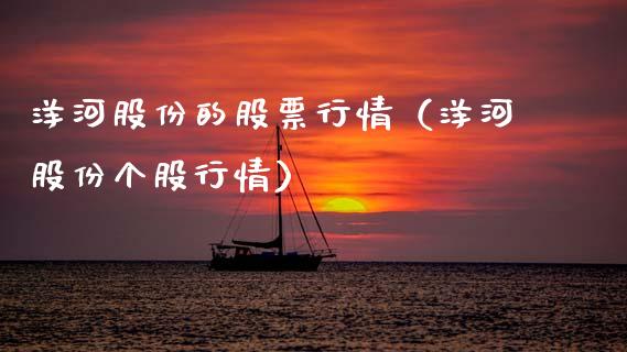 洋河股份的股票行情（洋河股份个股行情）_https://www.apanben.com_股市指导_第1张