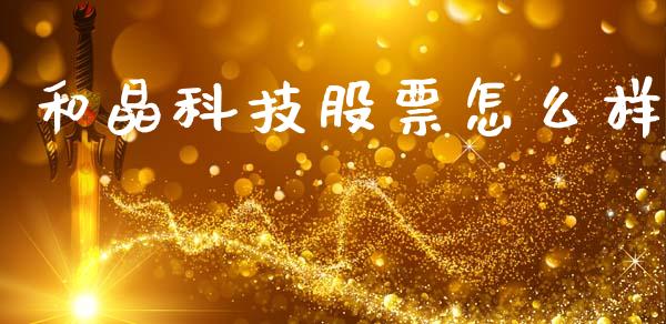 和晶科技股票怎么样_https://www.apanben.com_股票怎么玩_第1张