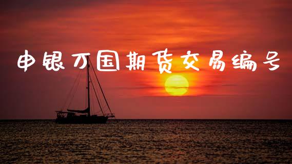 申银万国期货交易编号_https://www.apanben.com_国际期货_第1张