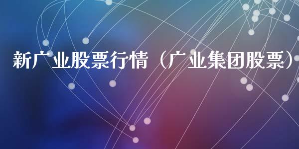 新广业股票行情（广业集团股票）_https://www.apanben.com_股市指导_第1张