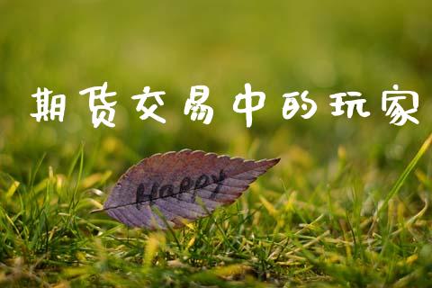 期货交易中的玩家_https://www.apanben.com_期货学院_第1张
