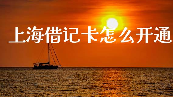 上海借记卡怎么开通_https://www.apanben.com_期货学院_第1张