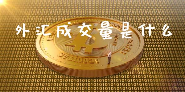 外汇成交量是什么_https://www.apanben.com_国际期货_第1张