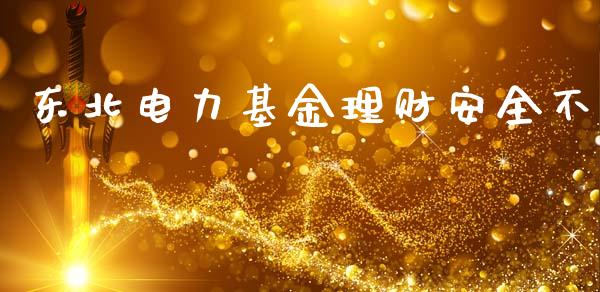 东北电力基金理财安全不_https://www.apanben.com_国际财经_第1张