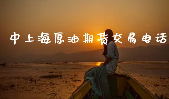 中上海原油期货交易电话_https://www.apanben.com_财经资讯_第1张