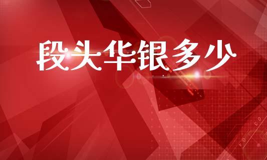 段头华银多少_https://www.apanben.com_国际财经_第1张
