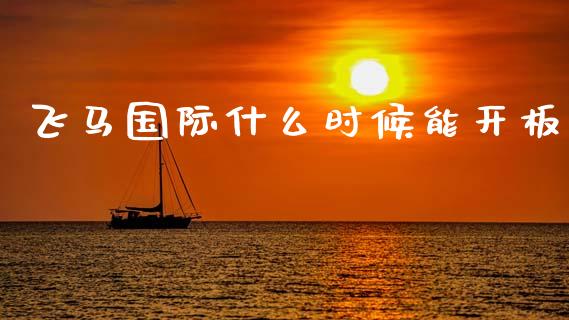 飞马国际什么时候能开板_https://www.apanben.com_财经资讯_第1张
