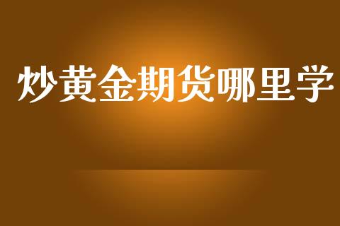 炒黄金期货哪里学_https://www.apanben.com_国际期货_第1张