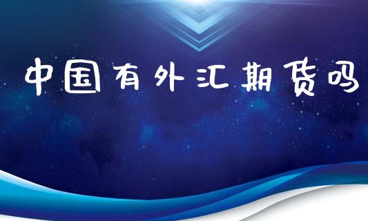 中国有外汇期货吗_https://www.apanben.com_国际财经_第1张
