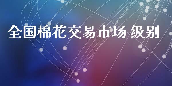 全国棉花交易市场 级别_https://www.apanben.com_国际期货_第1张