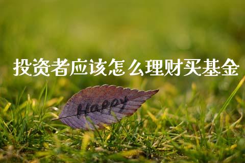 投资者应该怎么理财买基金_https://www.apanben.com_国际财经_第1张