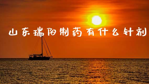 山东瑞阳制药有什么针剂_https://www.apanben.com_国际财经_第1张