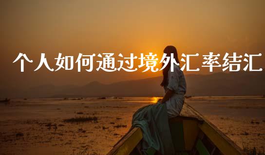 个人如何通过境外汇率结汇_https://www.apanben.com_在线喊单_第1张