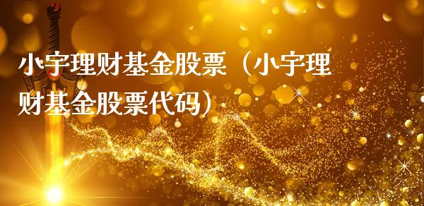 小宇理财基金股票（小宇理财基金股票代码）_https://www.apanben.com_财经资讯_第1张