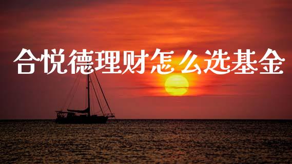 合悦德理财怎么选基金_https://www.apanben.com_财经资讯_第1张