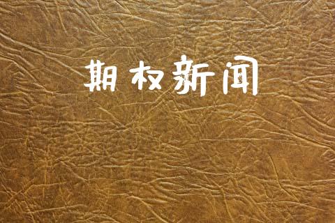 期权新闻_https://www.apanben.com_国际财经_第1张