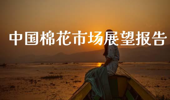 中国棉花市场展望报告_https://www.apanben.com_股票怎么玩_第1张