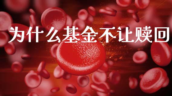 为什么基金不让赎回_https://www.apanben.com_股市分析_第1张