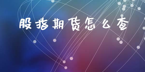 股指期货怎么查_https://www.apanben.com_国际财经_第1张