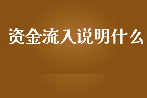 资金流入说明什么_https://www.apanben.com_在线喊单_第1张