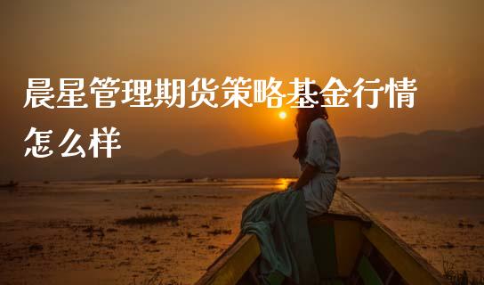 晨星管理期货策略基金行情怎么样_https://www.apanben.com_国际财经_第1张