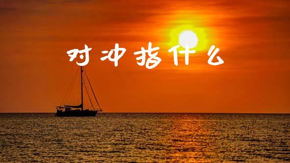 对冲指什么_https://www.apanben.com_在线喊单_第1张