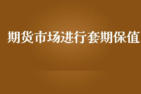 期货市场进行套期保值_https://www.apanben.com_股市分析_第1张