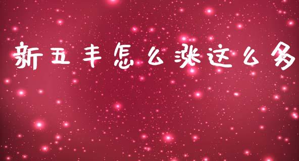 新五丰怎么涨这么多_https://www.apanben.com_股市分析_第1张