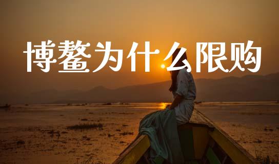 博鳌为什么限购_https://www.apanben.com_国际期货_第1张