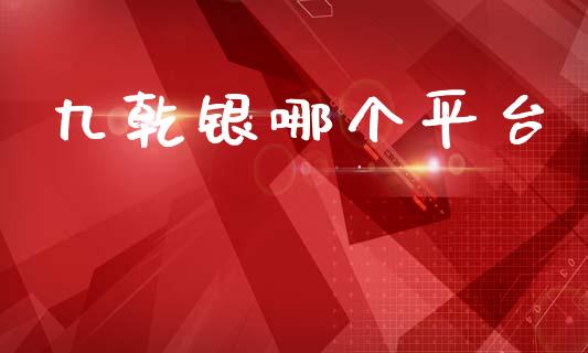 九乾银哪个平台_https://www.apanben.com_财经资讯_第1张