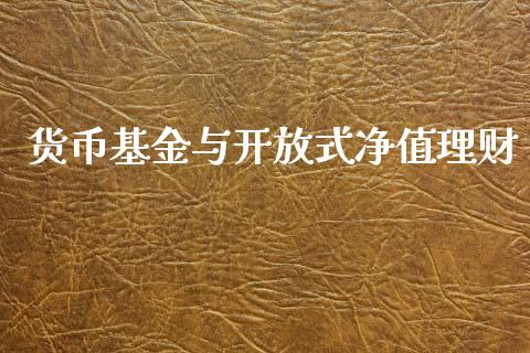 货币基金与开放式净值理财_https://www.apanben.com_国际财经_第1张
