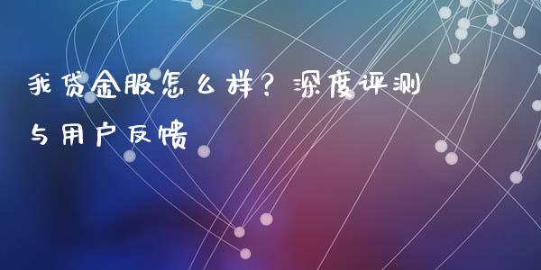 我贷金服怎么样？深度评测与用户反馈_https://www.apanben.com_财经资讯_第1张