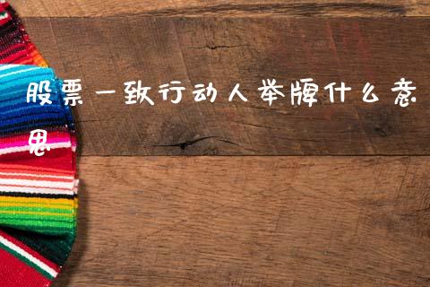 股票一致行动人举牌什么意思_https://www.apanben.com_股市指导_第1张