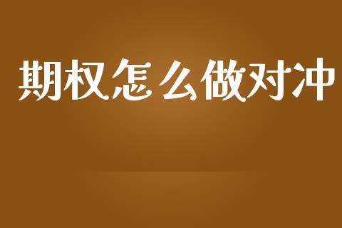 期权怎么做对冲_https://www.apanben.com_国际期货_第1张