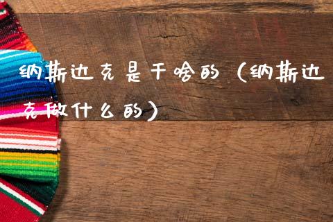 纳斯达克是干啥的（纳斯达克做什么的）_https://www.apanben.com_国际期货_第1张