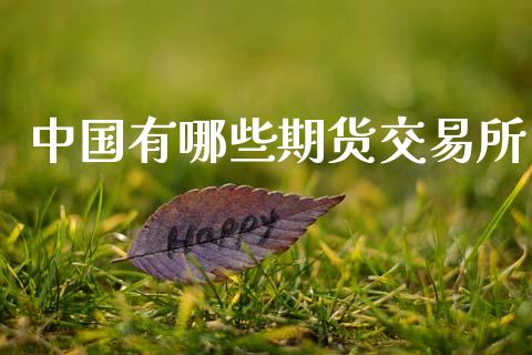 中国有哪些期货交易所_https://www.apanben.com_在线喊单_第1张