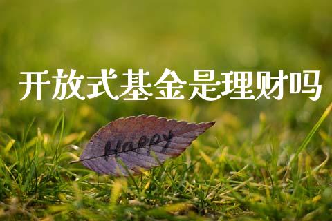 开放式基金是理财吗_https://www.apanben.com_财经资讯_第1张