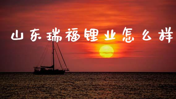 山东瑞福锂业怎么样_https://www.apanben.com_国际期货_第1张