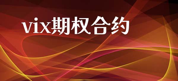 vix期权合约_https://www.apanben.com_国际期货_第1张